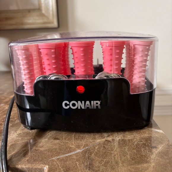 CONAIR Curls & Waves Hot Rollers *TESTED* 20 Pink Rollers and 20 + Clips - Picture 3 of 3